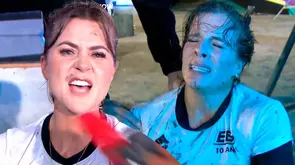 Alejandra Baigorria lloró desconsoladamente al derrotar a Ducelia Echevarría y ella se molestó