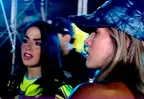 Alejandra Baigorria y Onelia Molina se unieron para alentar a Said Palao