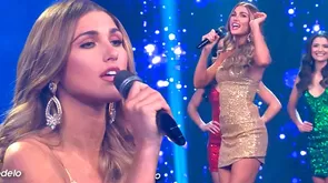 Alessia Rovegno cantó y bailó en vivo romántico tema durante su presentación de Miss Perú en EEG