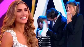 Arianna Rovegno y su padre se emocionaron por el pase como finalista de Alessia Rovegno.