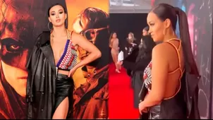 Angie Arizaga deslumbró en alfombra roja de The Batman en Nueva York