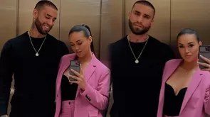 ¿Angie Arizaga mostró su embarazo tras lucir revelador vestido? Jota Benz se pronunció