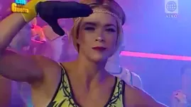 	<p>Angie Arizaga no se apareció en juego y le dio el punto a Sheyla Rojas.</p>