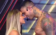 Angie Arizaga y Jota Benz tuvieron romántico momento al jugar nariz con nariz - Noticias de uchulu