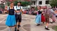 Ducelia Echevarría y su hija Claire cautivan con baile típico de Pozuzo por Fiestas Patrias