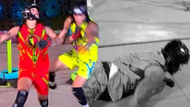 Emil sufrió terrible caída tras choque con Gabriel Meneses. | Composición: Karina Guimaray