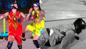 Emil sufrió terrible caída tras fuerte choque con Gabriel Meneses