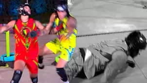 Emil sufrió terrible caída tras fuerte choque con Gabriel Meneses