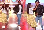 Angie Arizaga sufrió percance con su vestuario en pleno baile con Jota Benz