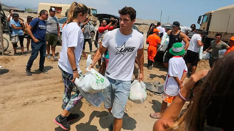 	Así ayudan los integrantes del reality a damnificados por huaicos