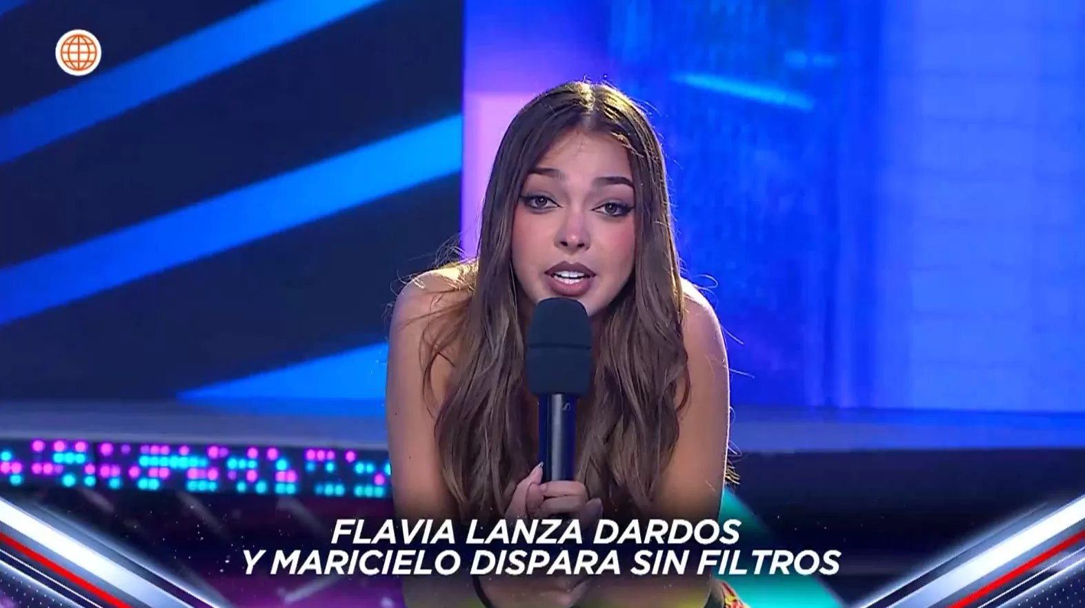 Flavia López cuestionando a Maricielo Gamarra por 'sin código' en Esto Es Guerra