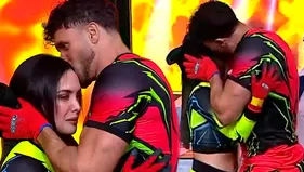 Fabio Agostini besó a Rosángela Espinoza por elogiarlo en EEG
