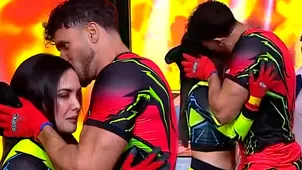 Fabio Agostini besó a Rosángela Espinoza por elogiarlo en EEG