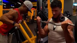 Fabio Agostini y Leandro encienden redes con tremenda rutina de gym. | Fuente: Instagram