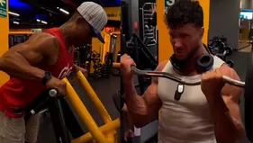 Fabio Agostini y Leandro encienden redes con tremenda rutina de gym