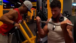 Fabio Agostini y Leandro encienden redes con tremenda rutina de gym
