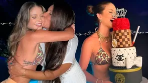 Flavia Laos recibió tierna sorpresa de cumpleaños en Miami de María Rosa, mamá de Austin Palao