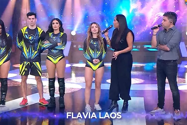 Flavia Laos y Patricio Parodi en EEG.