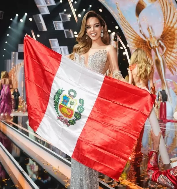 Flavia López representando a Perú en el Miss Grand International 2025