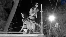 Flavia López rompió en llanto en reto de altura de Esto Es Guerra