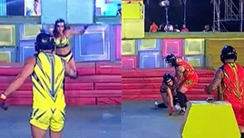 Flavia López y Maricielo Gamarra sufrieron aparatosas caídas