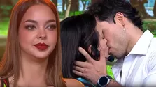 Flavia López y su reacción al beso de Patricio y Rosángela