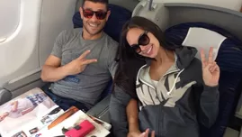 	<p>Yaco y Nataly al parecer viajaron para darse unas merecidas vacaciones</p>