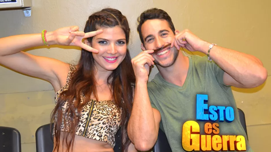 Nicole Faverón y Eyal Berkover se divierten en sesión de fotos