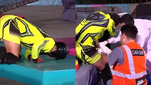 Gabriel Meneses abandonó la competencia por fuerte lesión