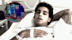 Gabriel Meneses fue internado y dio detalles de su fuerte lesión