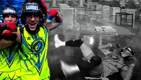 Gabriel Meneses hizo "volar" a Emil tras fuerte choque