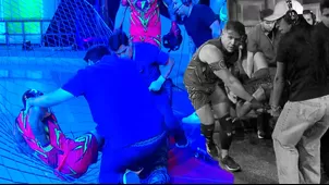 Gabriel se retorció de dolor tras fuerte golpe en pleno juego