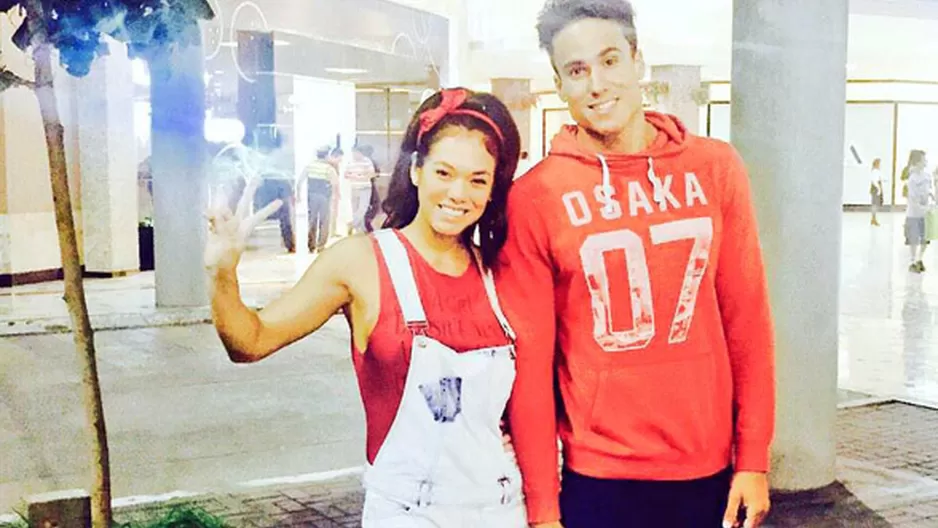 	Jazm&iacute;n Pinedo y Gino Assereto.