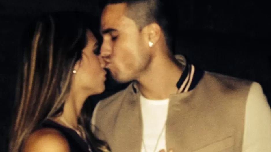 Jazmín y Gino muy enamorados.