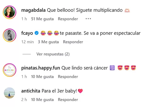 Fans de Hugo pidiendo más hijos | Fuente: Instagram hugogarcia