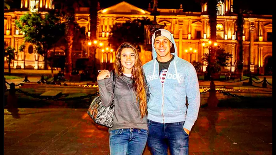 Hugo García y Mafer disfrutaron fin de semana en Arequipa