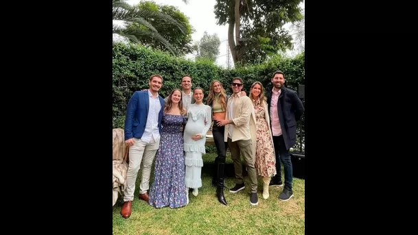 Hugo García asistió junto con Alessia Rovegno al baby shower. (Foto: Instagram)