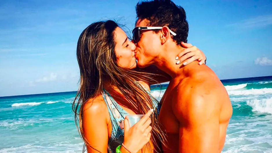 Mafer Neyra y Hugo García en Cancún