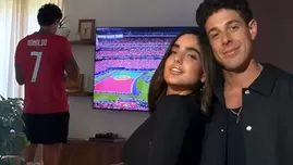 Isabella expuso a Hugo en tierno momento por partido de Portugal. | Fuente: Instagram