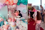 Jazmín Pinedo y Gino Assereto bailaron junto a su hija Khaleesi durante espectacular fiesta de cumpleaños