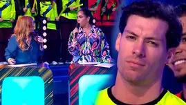 Johanna sacando cara por Patricio | Composición Katherine Lozano