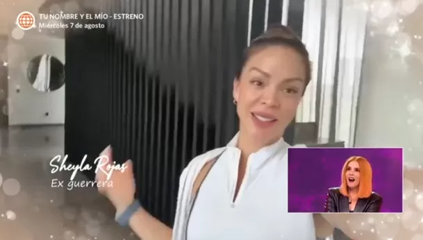 Sheyla Rojas se despidió de Johanna San Miguel.