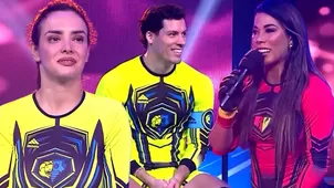 Karen Dejo puso nervioso a Patricio Parodi con Rosángela Espinoza