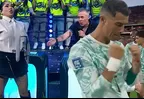 Katia Palma celebró en vivo triunfo de Portugal a Croacia