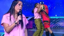 Katia Palma 'cuadró' a Leandro Cabello tras robarle un beso | Fuente: EEG