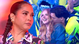 Katia Palma incómoda por Johanna | Composición: Katherine Lozano