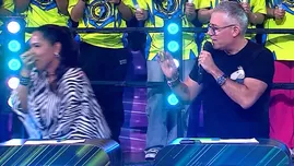 Katia Palma salió corriendo del set por culpa de Mathías Brivio