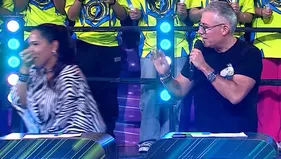 Katia Palma salió corriendo del set por culpa de Mathías Brivio