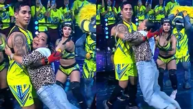 Katia Palma sufrió bochornosa "caída" en pleno baile en EEG