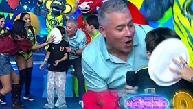 Katia Palma tiró tortazo a hijo de Mathías Brivio por cumpleaños